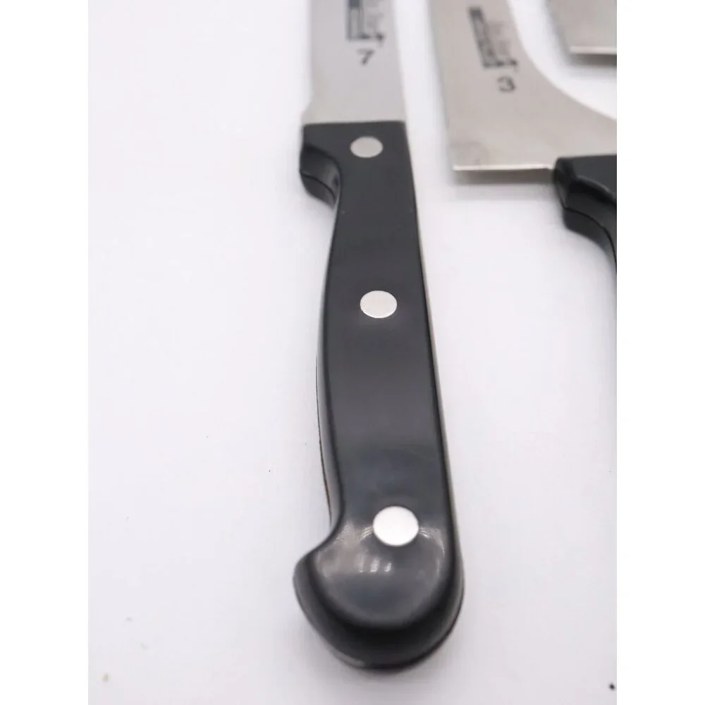3 Ronco Six Star Knives - 3 Large Filet 7 Boning 8‎ Sportsman SS Full Tang